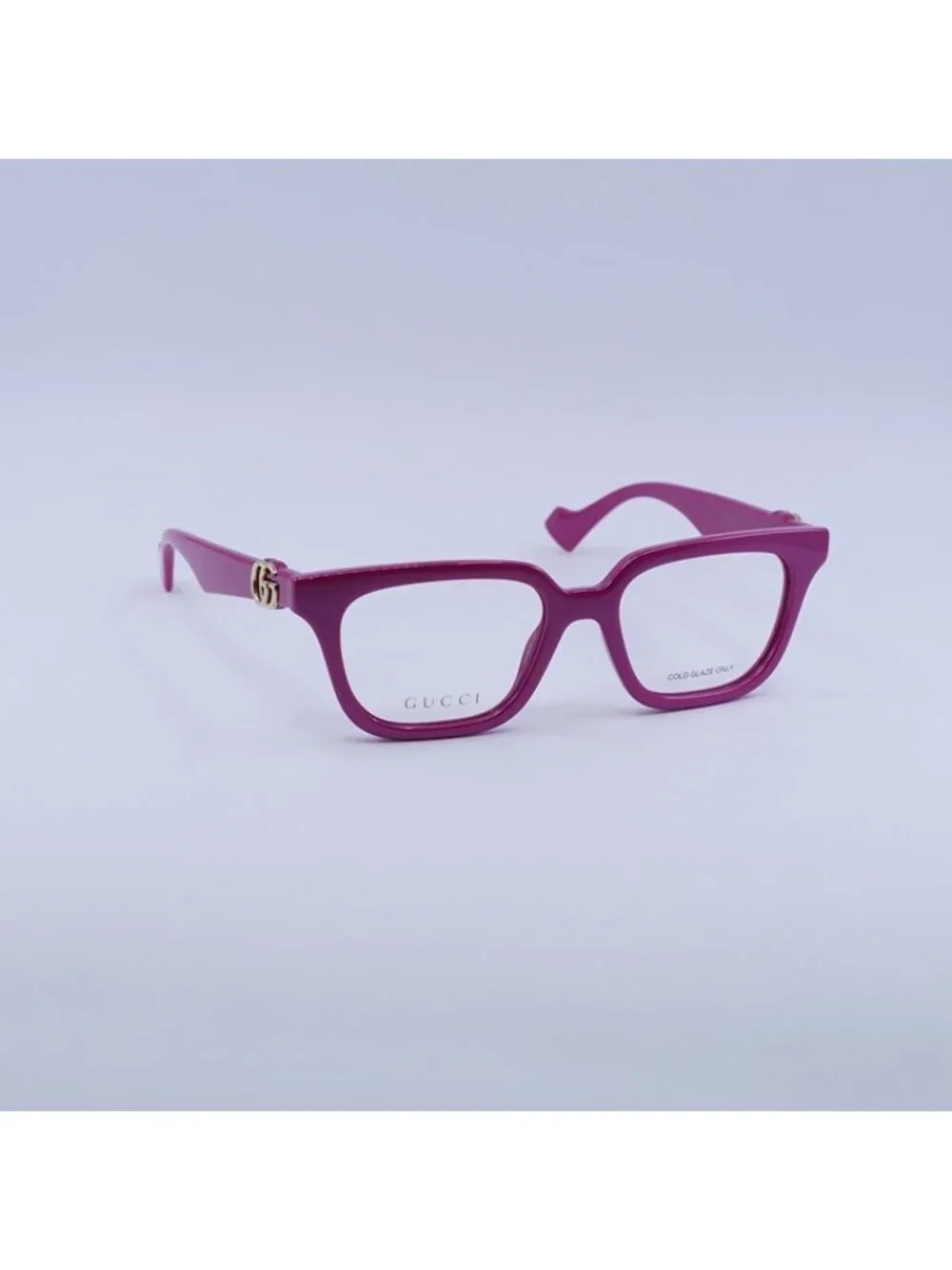 Gucci GG1536O 010 Eyeglasses Red 51mm Square Frame
